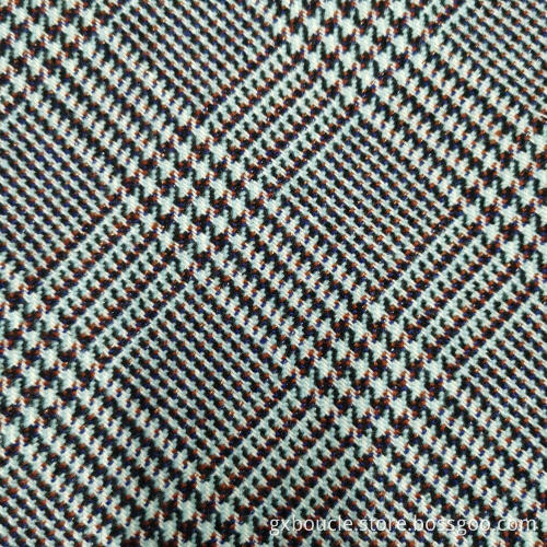 Boucle Fashion Plaid with gold Lurex fabric